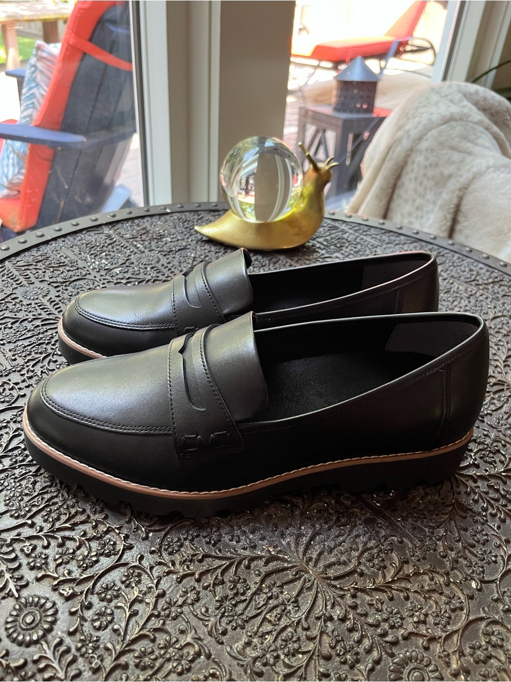 🖤NEW VIONIC CHERYL II LOAFERS SHOES IN BLACK NAPPA 8.5 W WIDE - Picture 6 of 9